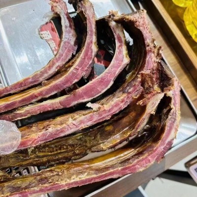 正宗腊排骨湖南四川农家柴火烟熏土猪排骨腊肉咸肉腊排骨厂家批发图3