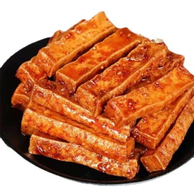 香辣豆干柴火豆干兰花串网红麻辣卤豆干嚼劲卤豆腐干图5