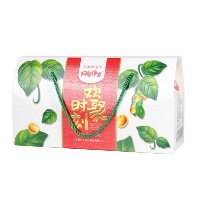 批发零食礼盒装混合豆干休闲小吃畅享礼包千百度豆腐干超值礼盒装图5