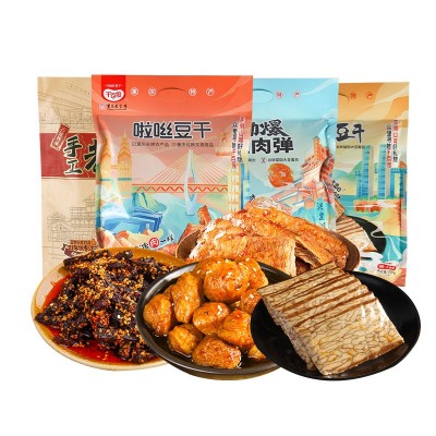 特产豆干旅行装素肉超市零食小吃休闲即食旅行装千百度麻辣老豆干图5