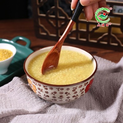 内蒙古黄小米5斤真空装 新米月子米宝宝米小米小黄米熬粥代发批发图4