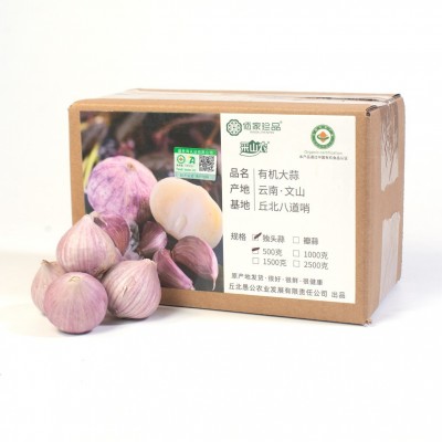 厂家直供 有机认证 精选有机独头蒜 批发代发图5