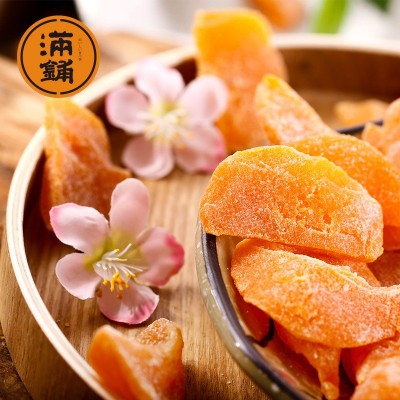 黄桃干【20斤/箱】厂家整箱批发一件代发水果干蜜饯批发供应散装图2