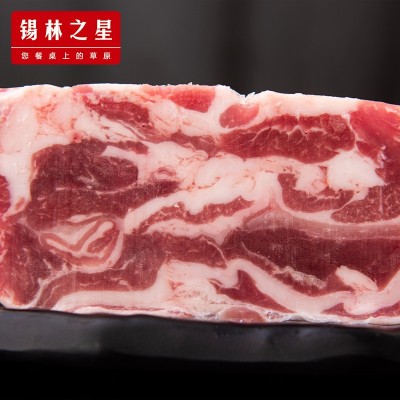 锡林之星内蒙羔羊A板涮火锅食材羊肉砖羊肉卷餐饮批发冷冻全羊图3