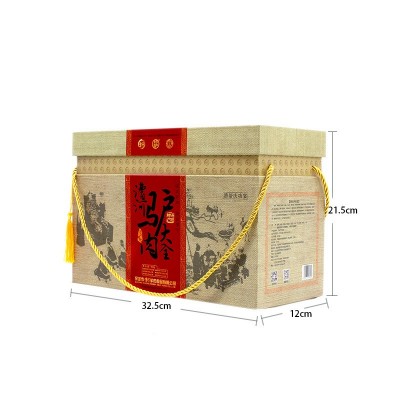 河北保定特产漕河驴肉新鲜驴肉熟食真空卤味过节送礼驴肉礼盒 1盒图3