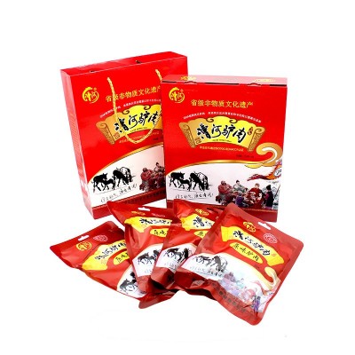 河北保定特产漕河驴肉五香卤味新鲜熟食真空即食过节送礼驴肉礼盒 1盒图3