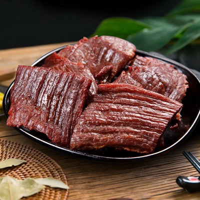 原切大片牛肉干内蒙古特产风干肉干正宗手撕熟食真空麻辣小零食 1袋