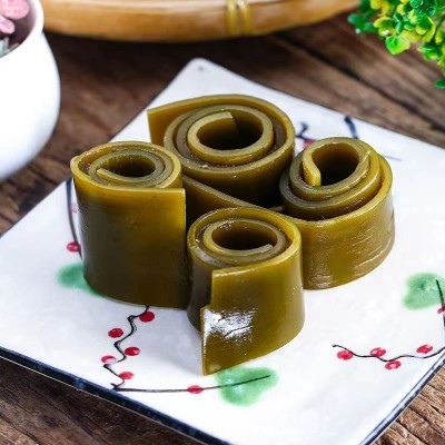 厂家批发宁德霞浦海带卷叶大肉厚 细腻嫩滑干净无沙500g干海带卷 3个图3