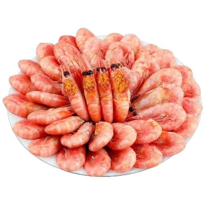 北极虾新鲜甜虾刺身超大带籽即食冰虾鲜活头籽甜虾冻虾海鲜批发 3斤图5
