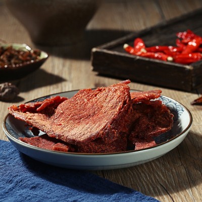 200克XO酱味猪肉干猪肉脯休闲小零食嘴追剧茶几休闲食品闽南特产 2包图3