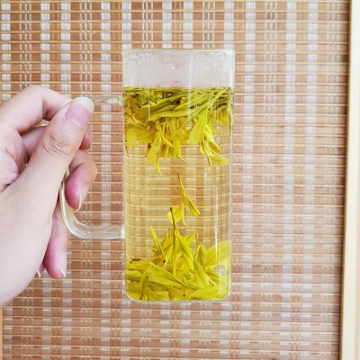 2025新茶上市明前黄金芽茶叶黄茶黄金白茶绿茶批发豆香耐泡型批发 1斤图4