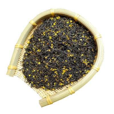 明前桂花九曲红梅茶2025新茶杭州桂花红茶工夫茶叶批发散装鲜花制  1斤图5