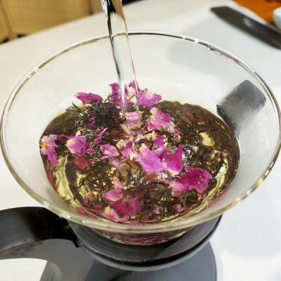 明前玫瑰红茶 2025新茶花窨茶 玫瑰九曲红梅厂家直销散装货源批发 1斤图3