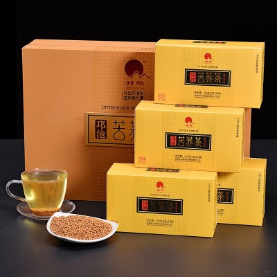 黄苦荞600g礼盒装苦荞茶荞麦茶 2盒图2
