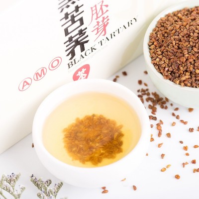 黑苦荞全皮茶阿莫礼盒装260g送礼酒店礼物苦荞茶荞麦茶大凉山苦荞 2盒图3
