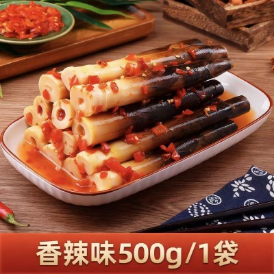 新升级手剥笋开袋即食鲜香辣泡椒老汤解馋零食笋尖竹笋网红零食 1袋图5