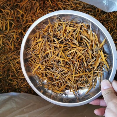 2024年云南凤庆滇红茶大金芽 大金针单芽红茶 理条大金针 批发 1斤图3