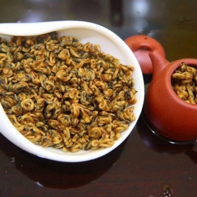 批发云南滇红红茶 金芽金螺 单芽红茶 功夫红茶 大量散装红茶 2斤图2