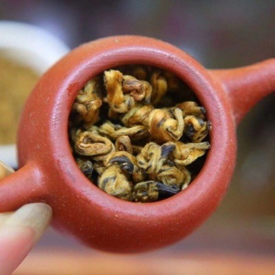 批发云南滇红红茶 金芽金螺 单芽红茶 功夫红茶 大量散装红茶 2斤图4