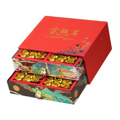 2024福建茗茶 大红袍金骏眉正山小种红茶 肉桂茶叶礼盒装岩茶批发 2盒图5