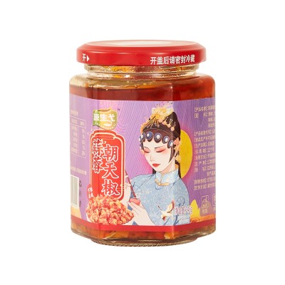 油炒蒜蓉朝天椒10斤装油炒农家蒜蓉朝天椒饭店商用餐饮酒店专用 1件图5