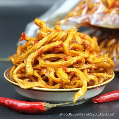 2024新鲜真空木瓜丝干酱菜广西横县特产香辣爽脆木瓜干酱菜五斤装 1袋