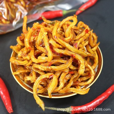 2024新鲜真空木瓜丝干酱菜广西横县特产香辣爽脆木瓜干酱菜五斤装 1袋图4