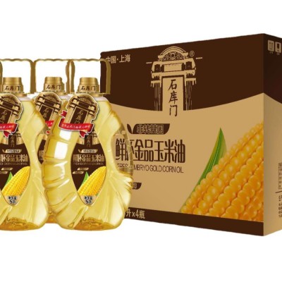 厂家直发 石库门鲜胚金品玉米油5L 植物油炒菜油家庭食用油批发 1桶图2