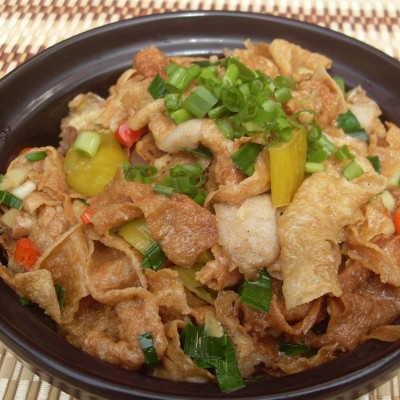 广西桂平原味腐竹5斤-15斤素肉油豆腐皮 打汤腐竹螺蛳粉配料腐竹 2件图2