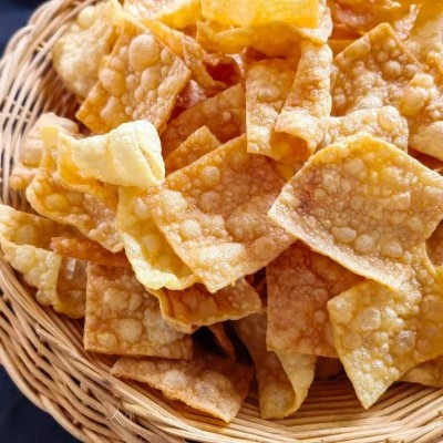 商用广西桂平螺蛳粉油炸腐竹配料包2500g麻辣烫火锅小片炸腐皮 1件图2