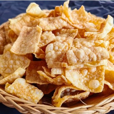 商用广西桂平螺蛳粉油炸腐竹配料包2500g麻辣烫火锅小片炸腐皮 1件图4