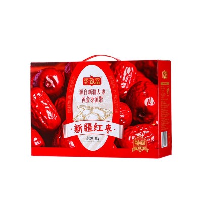 枣致富新疆红枣1千克礼盒装红枣干灰枣礼盒批发代发 1箱图5
