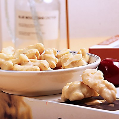 奶香巧克力核桃仁酥脆罐装80办公室休闲零食坚果批发烘焙核桃仁 2袋图2