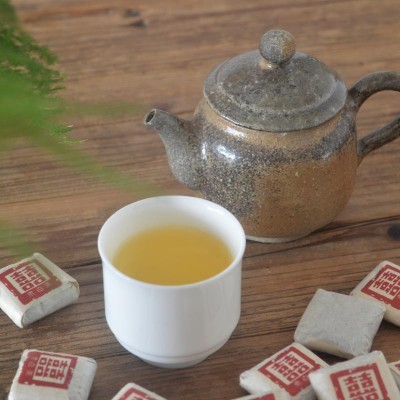 郑三品福鼎白茶荒野陈年小茶砖 小龙珠小沱茶龙珠球枣香老白茶 2斤图4