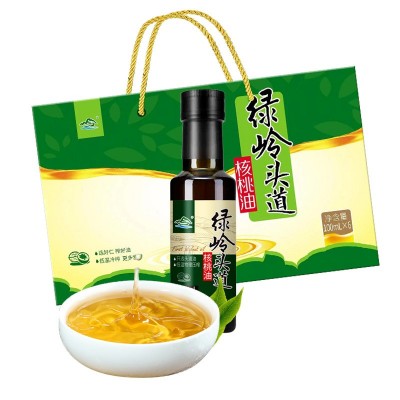 绿岭头道核桃油 100ml*6/瓶/盒 营养丰富 1盒图4