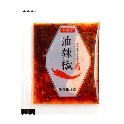 辣椒油商用香辣小包装凉拌凉皮辣椒包调料品外卖麻辣烫辣椒油小包 2件图4
