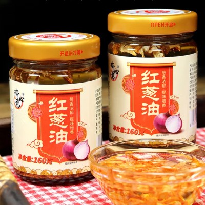 瑞心意蒜头油24瓶整箱商用装潮汕特产蒜蓉油香葱红葱油调味调料 1件图2