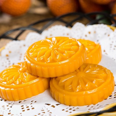 南瓜红豆饼速冻糕点420g 20包/箱广式早餐早茶甜品小吃点心糕点 2包图3