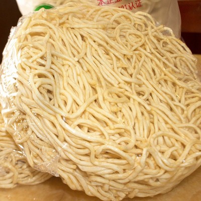 【来来】酒店餐饮用长寿伊面1500g/条/5个滑爽口感粤式口味鸡蛋面 2袋图3