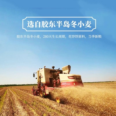 山东厂家有机面粉胚芽小麦粉中高端餐饮原料中低高筋批发25kg 1袋图3