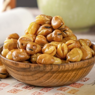 香酥兰花豆独立包装牛肉味馋豆蚕豆地摊KTV休闲零食小吃批发 2箱图2