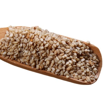 白芝麻 批发无沙子生榨油磨酱带皮白芝麻现货供应袋装25Kg图5