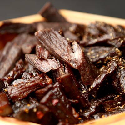 内蒙古风干牛肉干礼盒装2斤 草原特产零食手撕牛肉干端午送礼礼盒 2盒图4