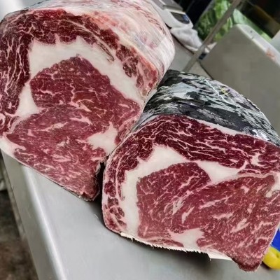 澳大利亚1265厂谷饲150天安格斯眼肉心M0-2低温慢烤肉雪花牛排 15千克图4
