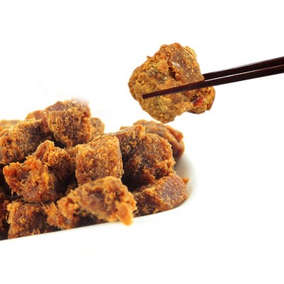 厂家直销5斤装纯牛肉粒散装颗粒状牛肉干五香沙嗲麻辣牛肉图4