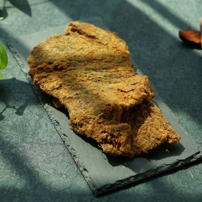 工厂原切大片手撕五香味风干牛肉散装称重贵州特产即食黄牛肉干图3