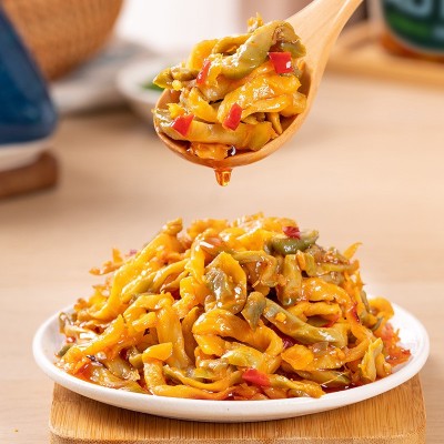 吉香居爽口下饭菜酸菜香辣多口味泡菜瓶装榨菜批发350g、306可选图4