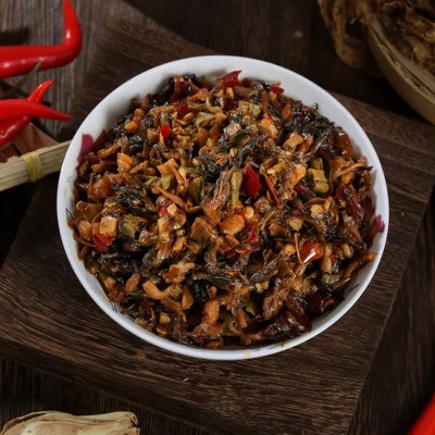 咸菜红油外婆菜自制下饭菜麻辣熟食袋装农家酱菜瓶箱装湖南即食图5
