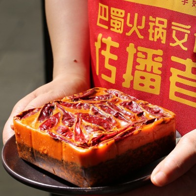 正宗重庆火锅底料手工牛油麻辣味500克袋装工厂批发一件代发 1包图2