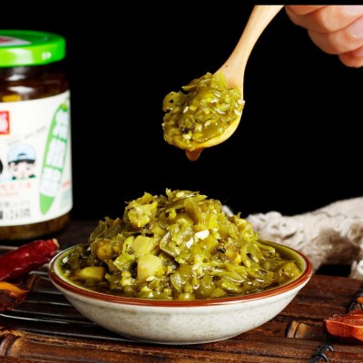 【龙泉山】烧椒酱260g*2下饭菜拌饭跺酱香辣酱虎皮青椒剁椒拌面酱 1份图5